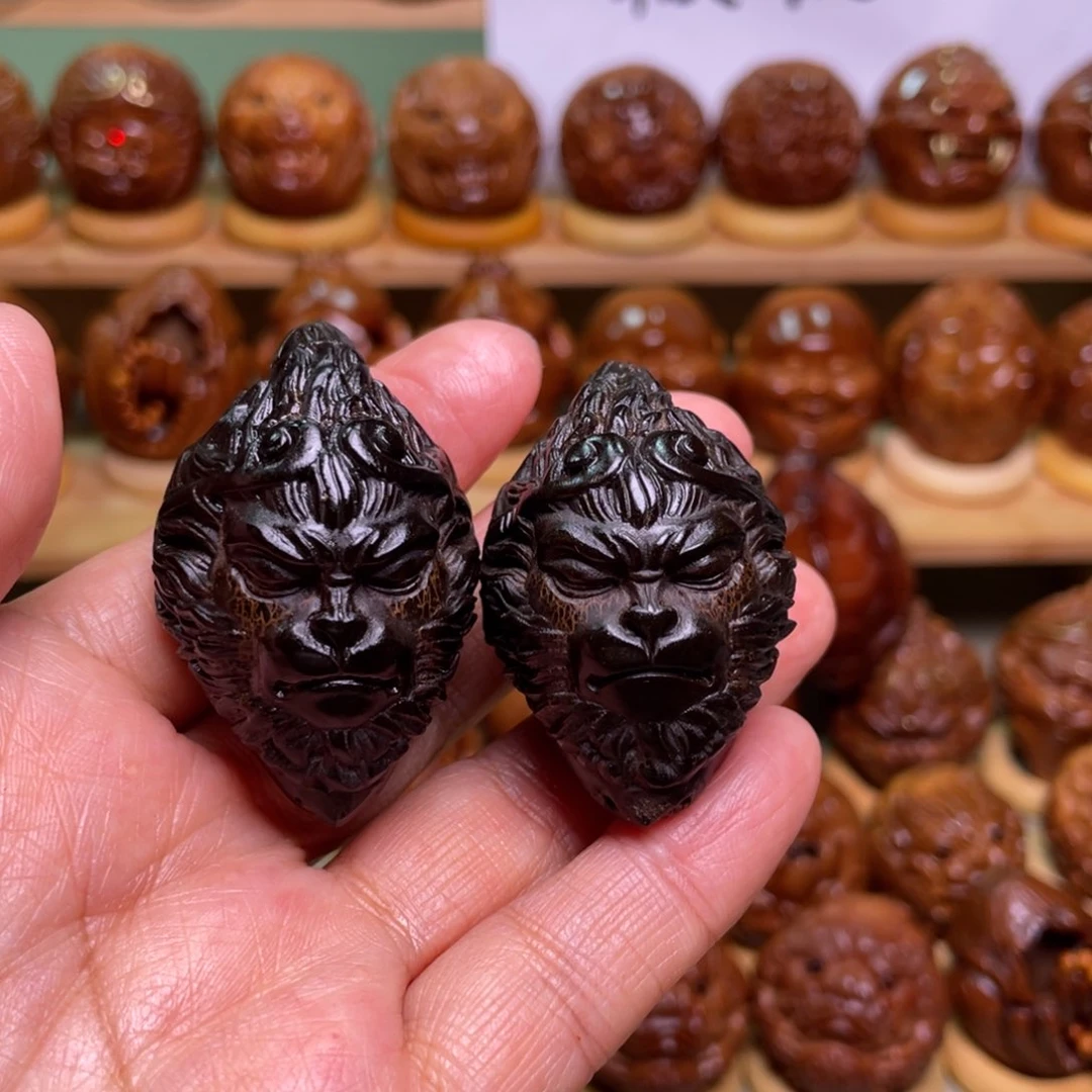 橄榄核手串/手链亮*黑悟空一对