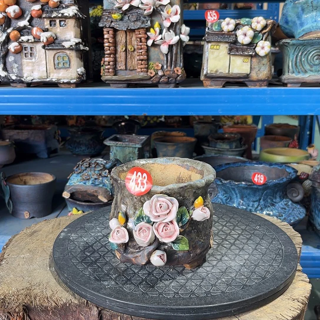 433 号陶然花器手工花盆