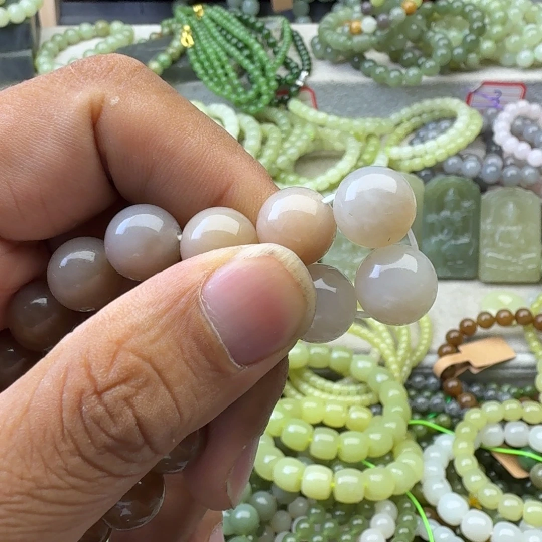 程***亮未镶嵌手链和田玉