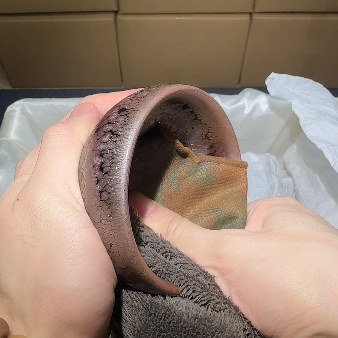 茶盏微瑕建盏，介意勿拍