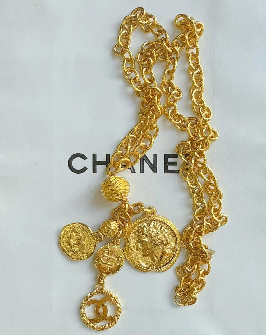 95新 Chanel/香奈儿 Chanel vintage香奈儿中古多元素项链