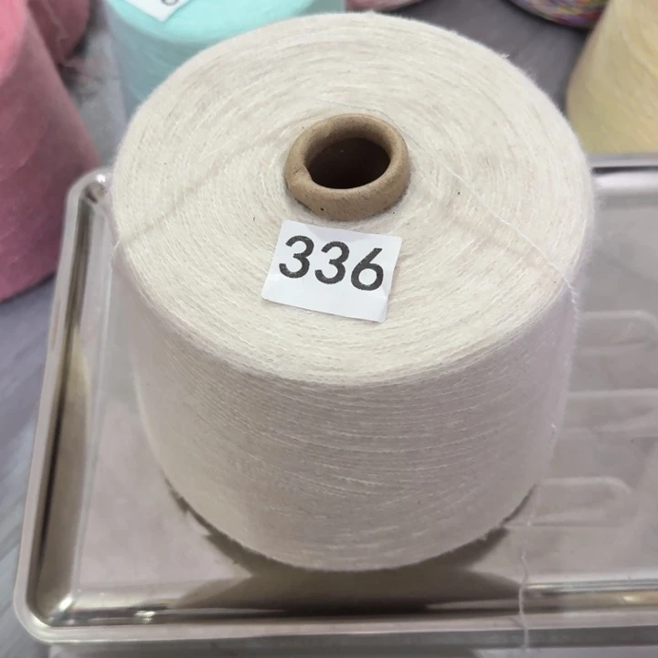 织绣336白色短毛马海