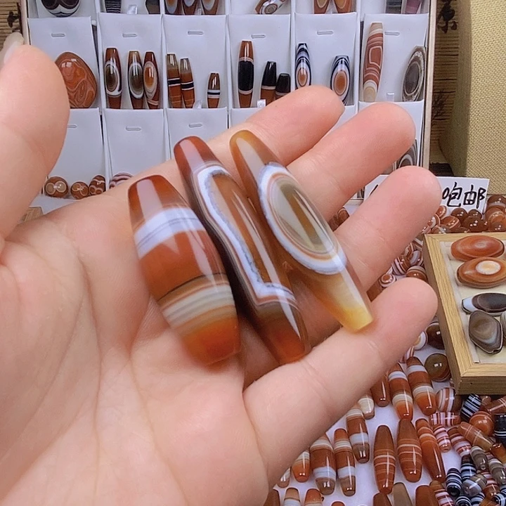 七***爸玛瑙/玉髓颈饰未镶嵌