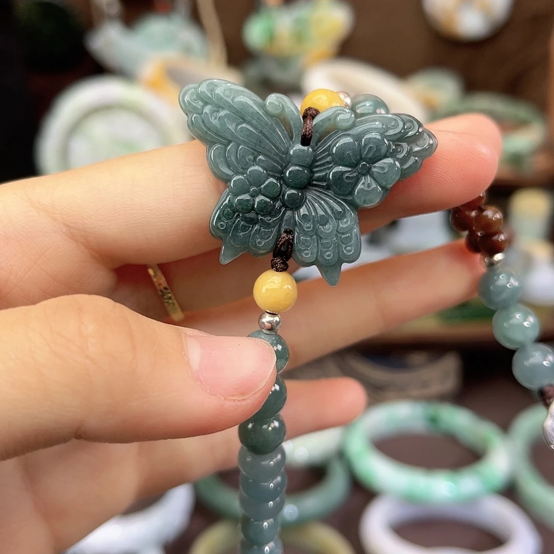 翡翠未镶嵌手链手链