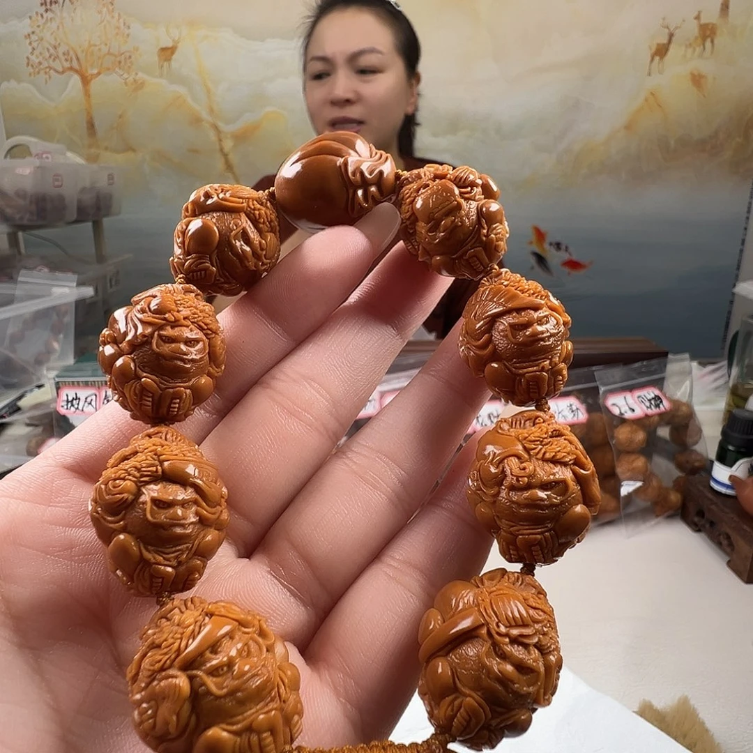 橄榄核吊坠橄榄核2.2钟馗