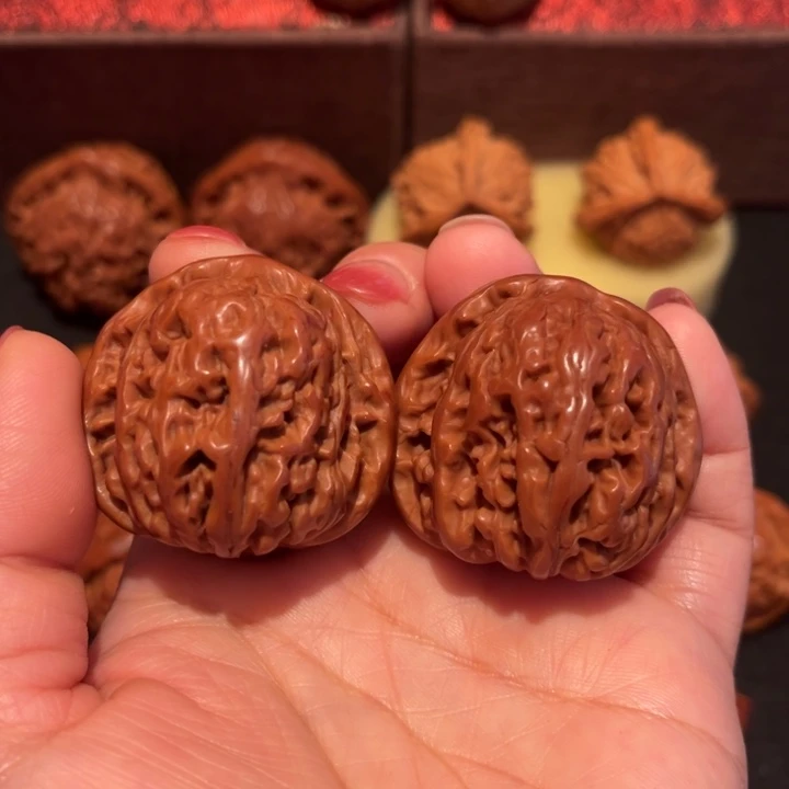 文玩核桃吊坠四座楼