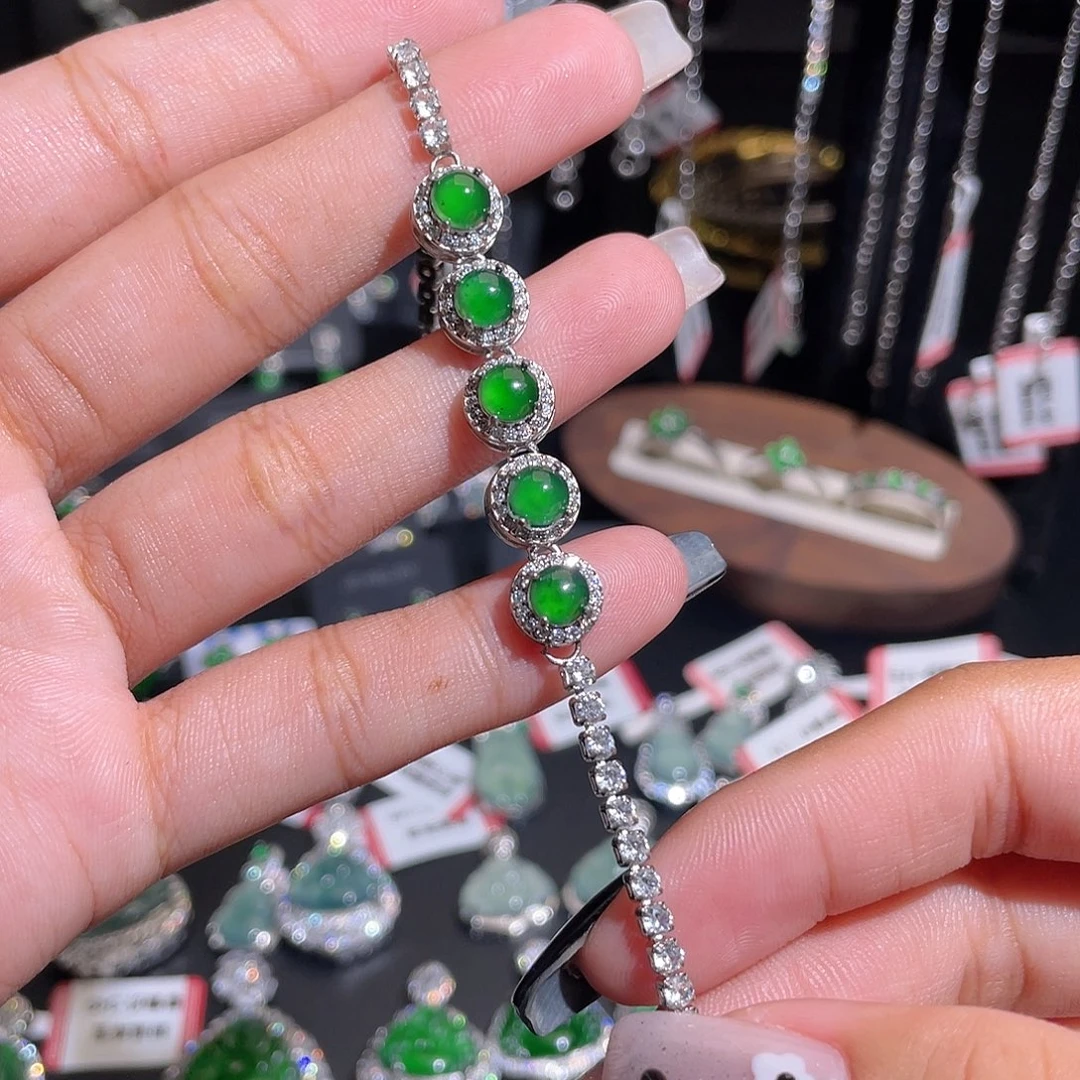 未镶嵌手链翡翠手链