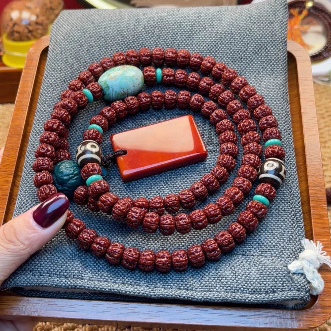 金刚菩提吊坠藏式直切一代龙