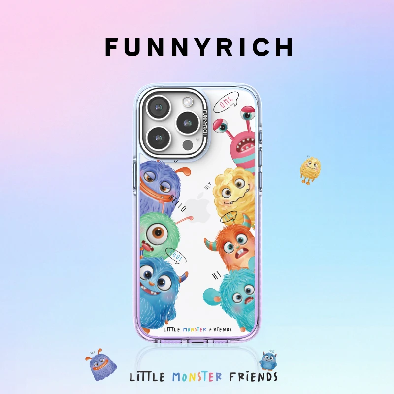 FUNNYRICH你好小怪兽适用苹果17ProMax手机壳iPhone16磁吸保护套