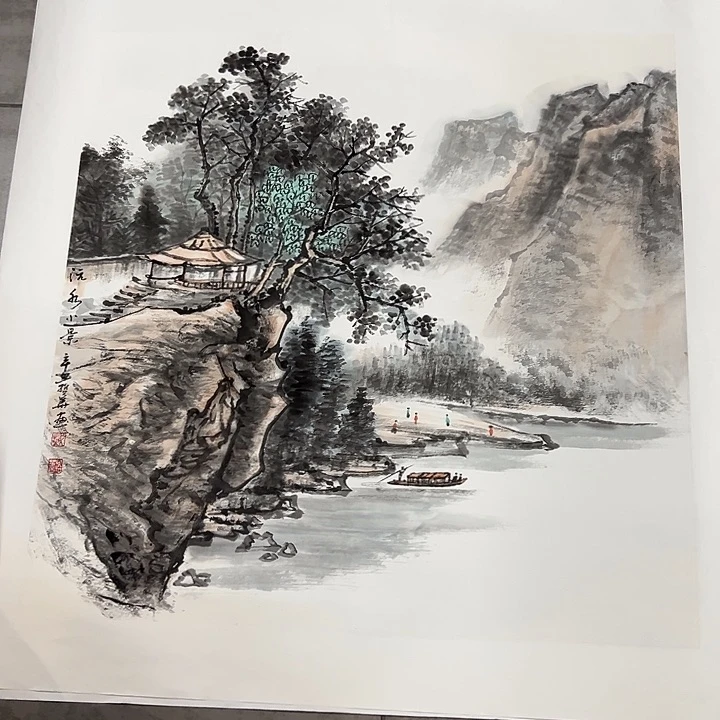 国画精品手绘作品
