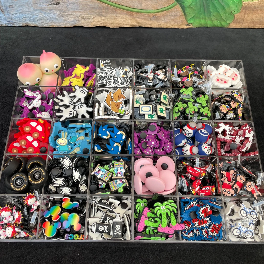 洞洞鞋diy鞋花随机5个