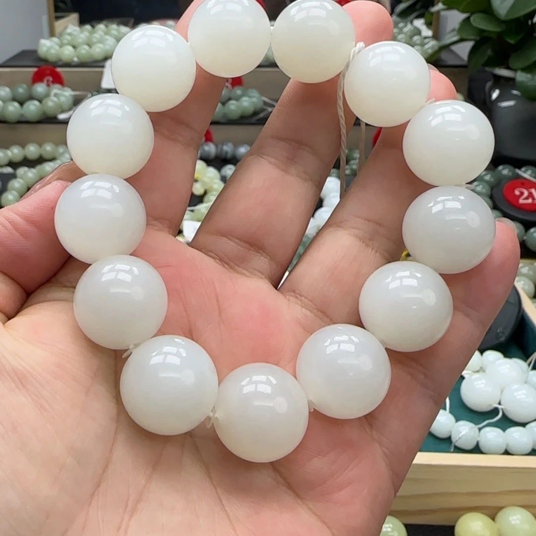 和田玉未镶嵌手链20