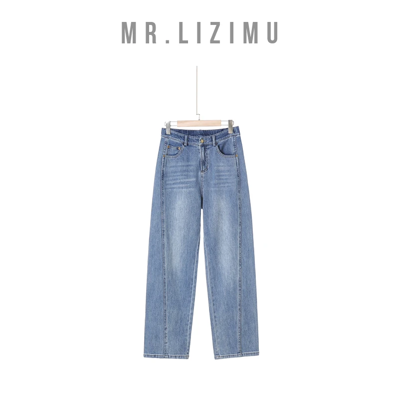 李子木先生弯刀裤女款爆款2025新款高腰显瘦女款显腿长镰刀牛仔裤