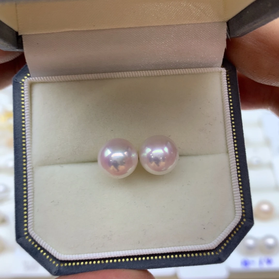 18K金镶嵌淡水珍珠耳饰嘟****嘟