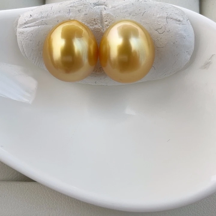 海水珍珠金珠水滴未镶嵌