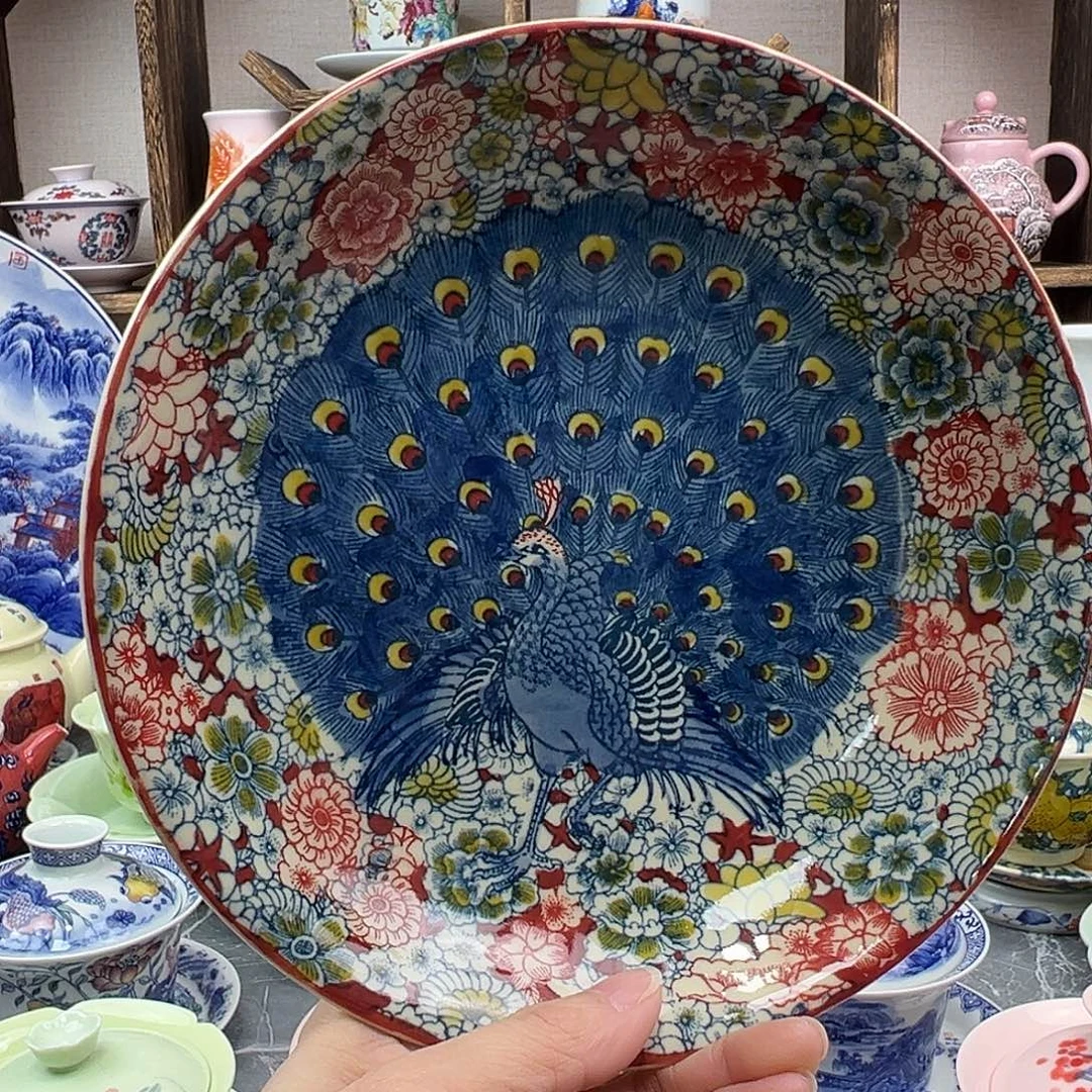 盘陶瓷景德镇陶瓷567老厂瓷83