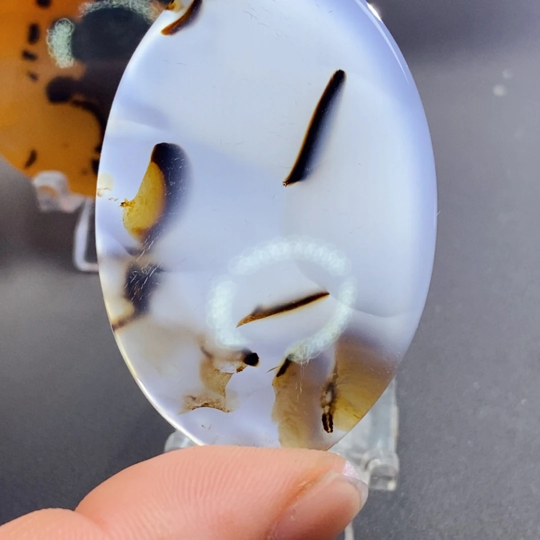 疯***子玛瑙/玉髓未镶嵌颈饰