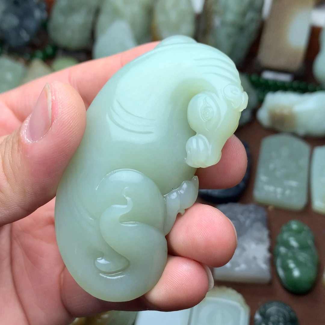 和田玉挂件未镶嵌