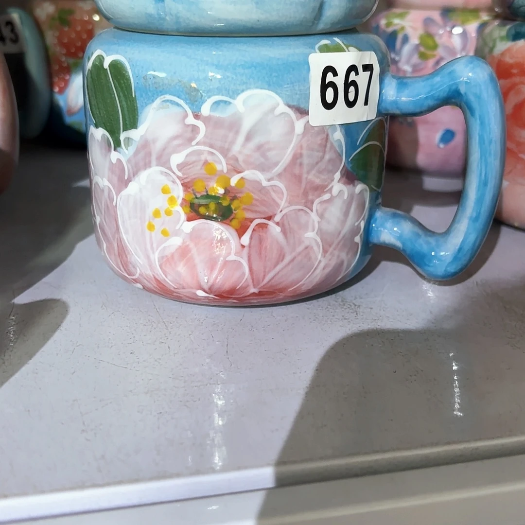 景德镇手绘高温釉下彩陶瓷茶具