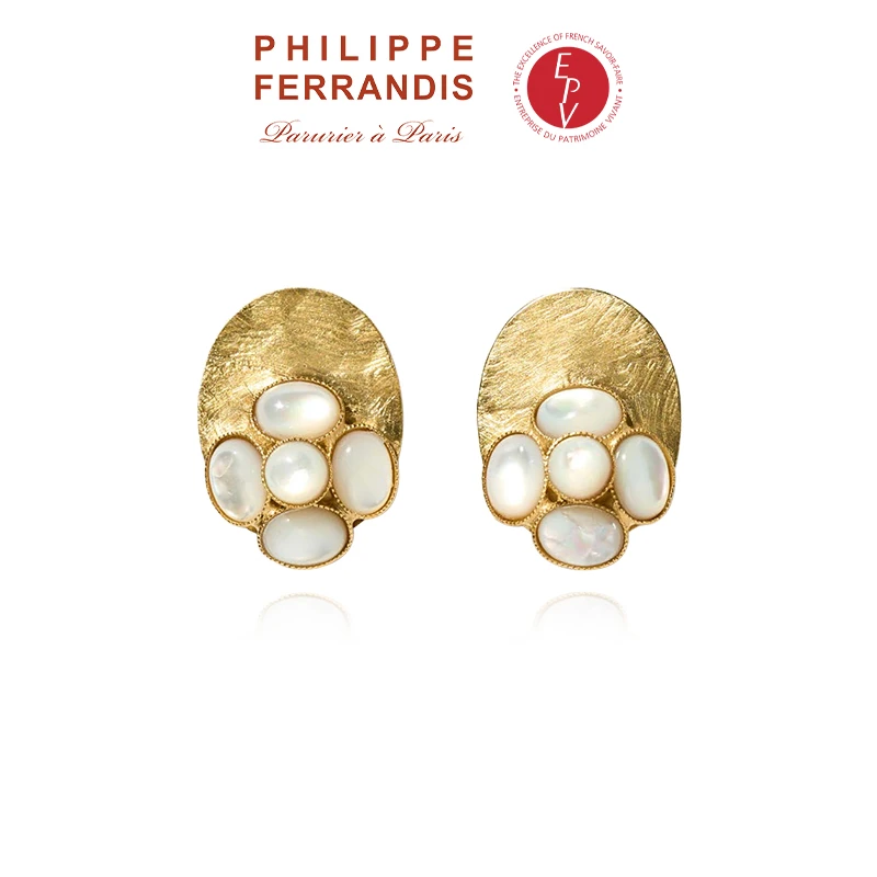 AZLOOK【法国进口】菲昂迪斯拜占庭之花系列耳环精致时尚新年礼物女