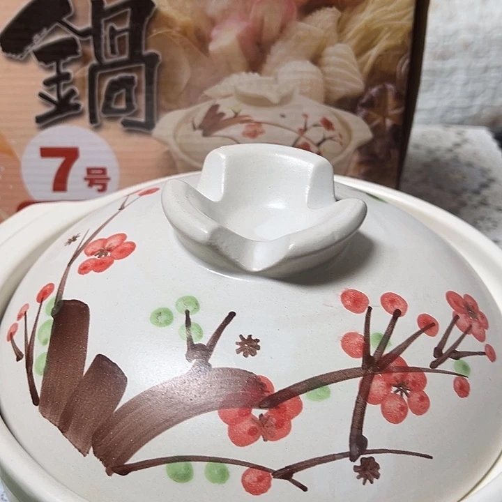 瓷士砂锅手绘一支大砂锅