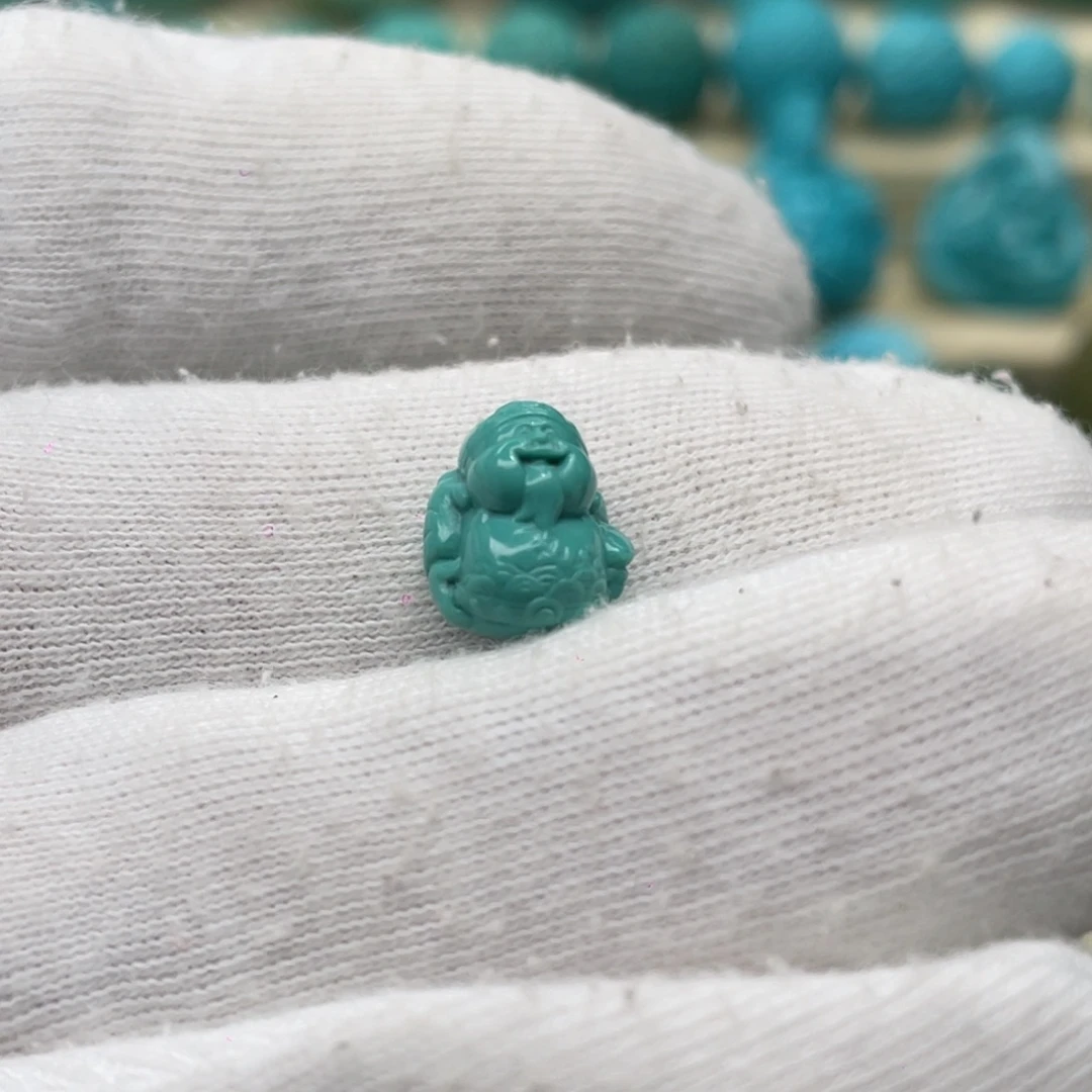 绿松石未镶嵌颈饰卡9.6-10.8