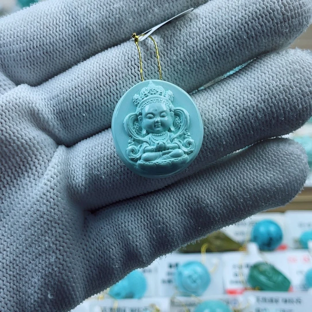 未镶嵌绿松石珠宝奇石