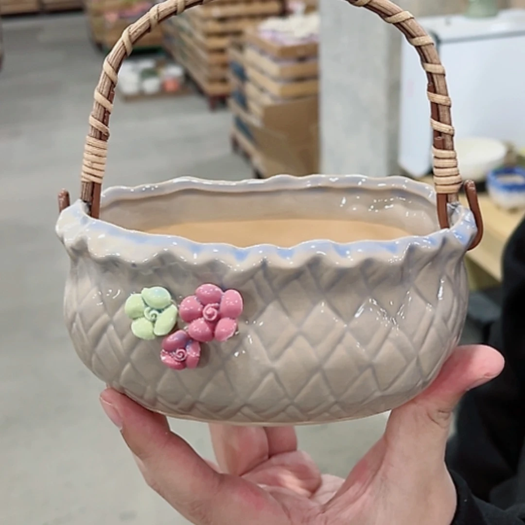 【闪购商品】陶瓷花盆凑单福利满10元发货！