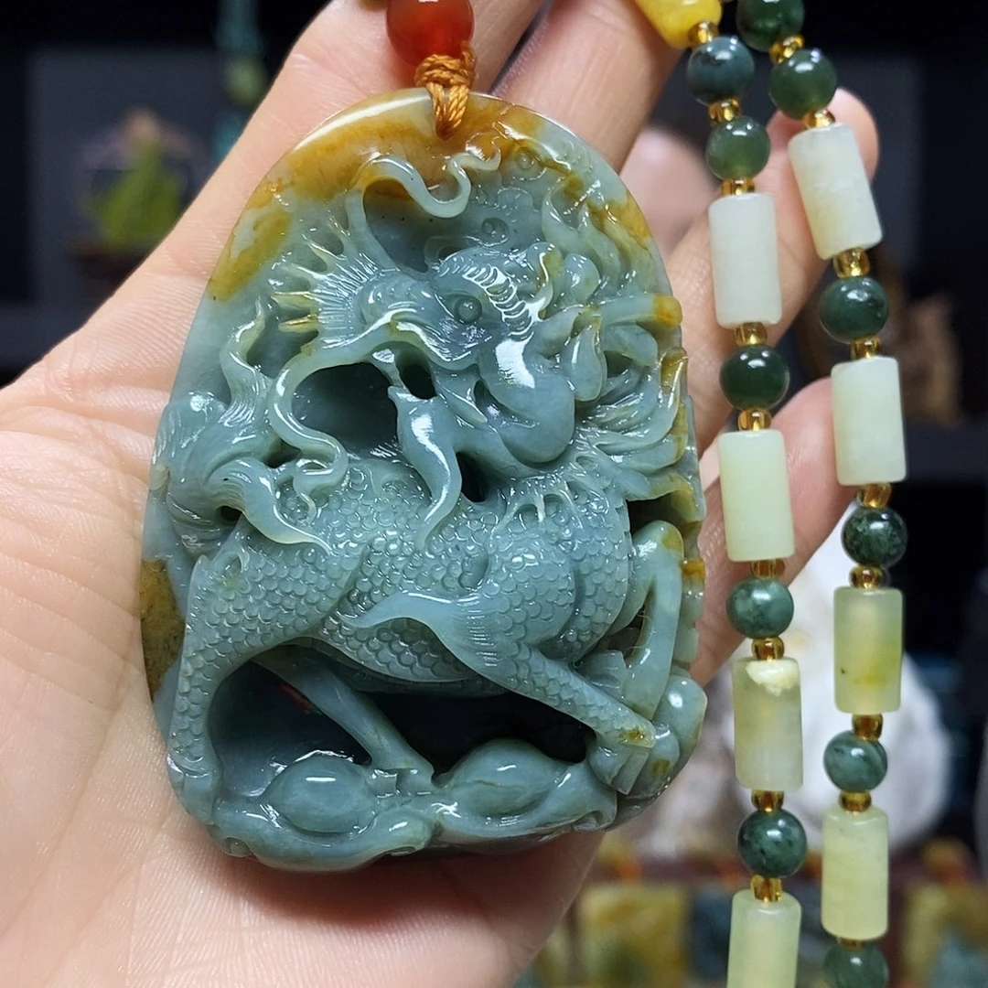 未镶嵌岫玉挂件吊坠