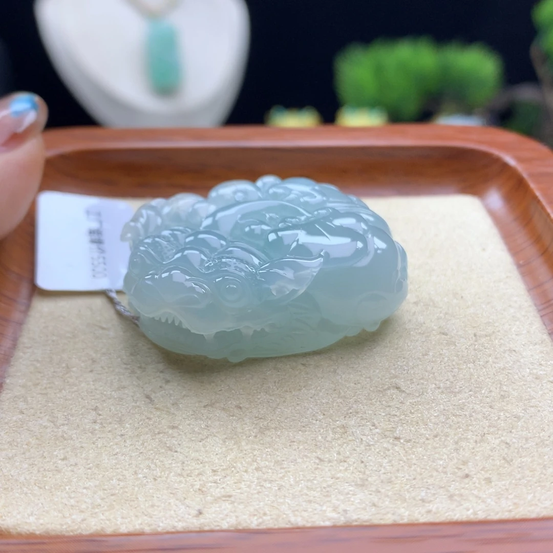 翡翠未镶嵌颈饰22
