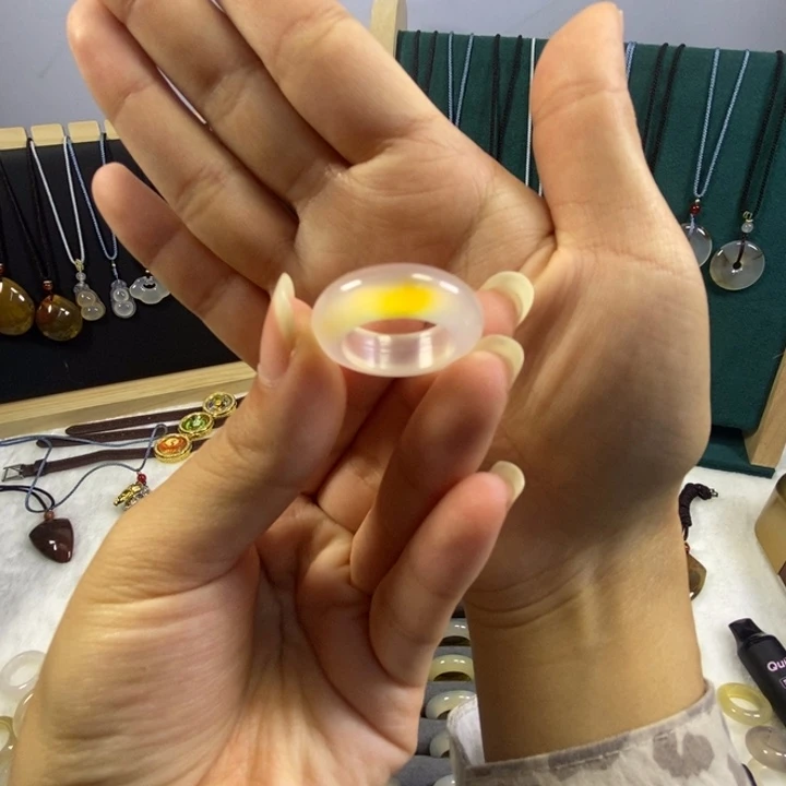 玛瑙/玉髓未镶嵌戒指