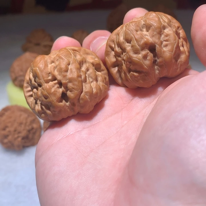 把件文玩核桃40延庆蛤蟆头