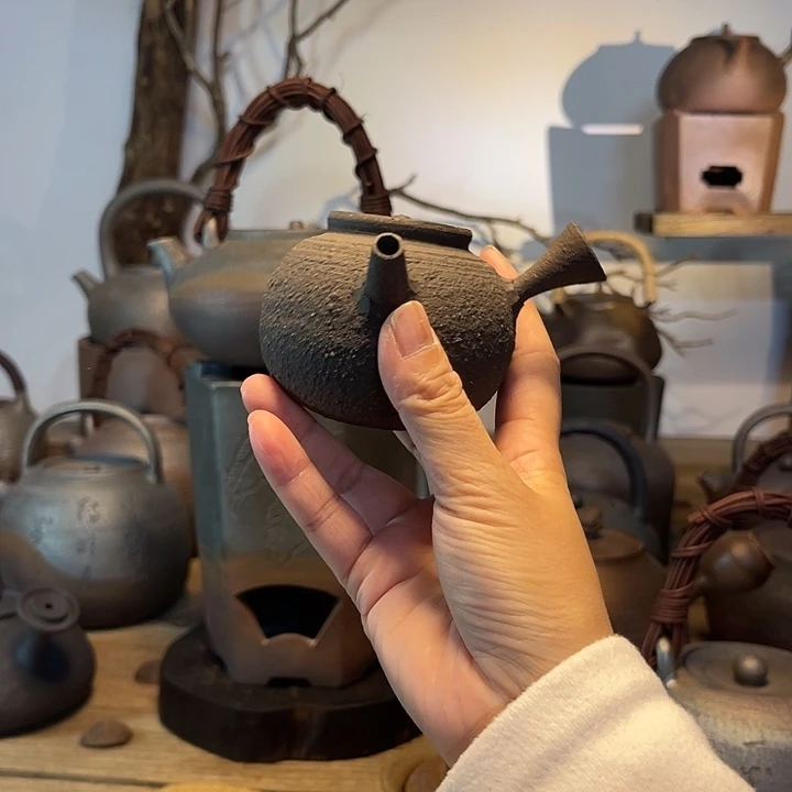 覌***澜黑陶南蛮烧泡茶壶