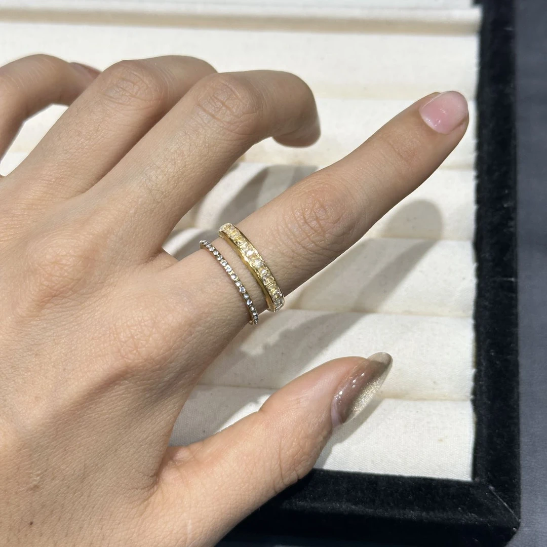 钛钢戒指 钛钢戒指GULUM 585时尚高级感戒指精致