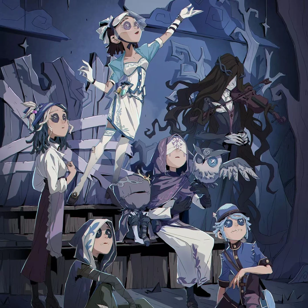 强盗链接【第五人格】周边亚克力高透水晶砖系列摆件12*8*1.5cm