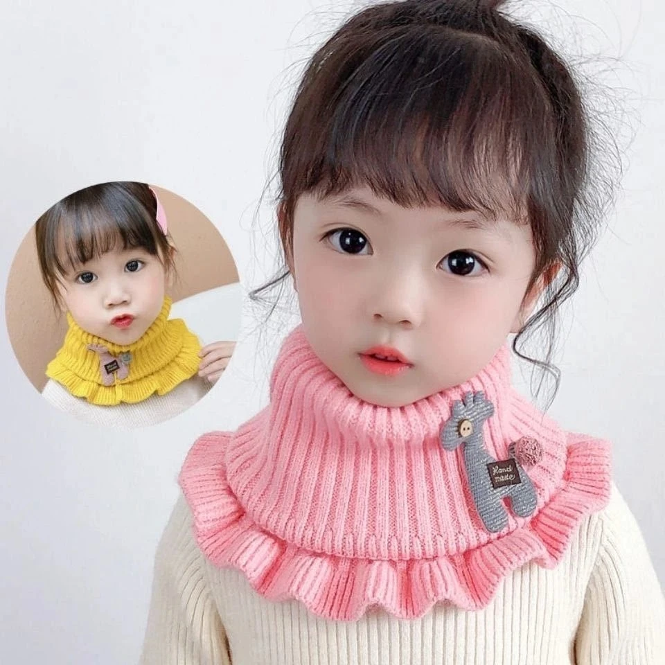 【亲肤加厚围脖】0一12岁儿童男孩女孩冬季婴儿宝宝围脖套防风围巾