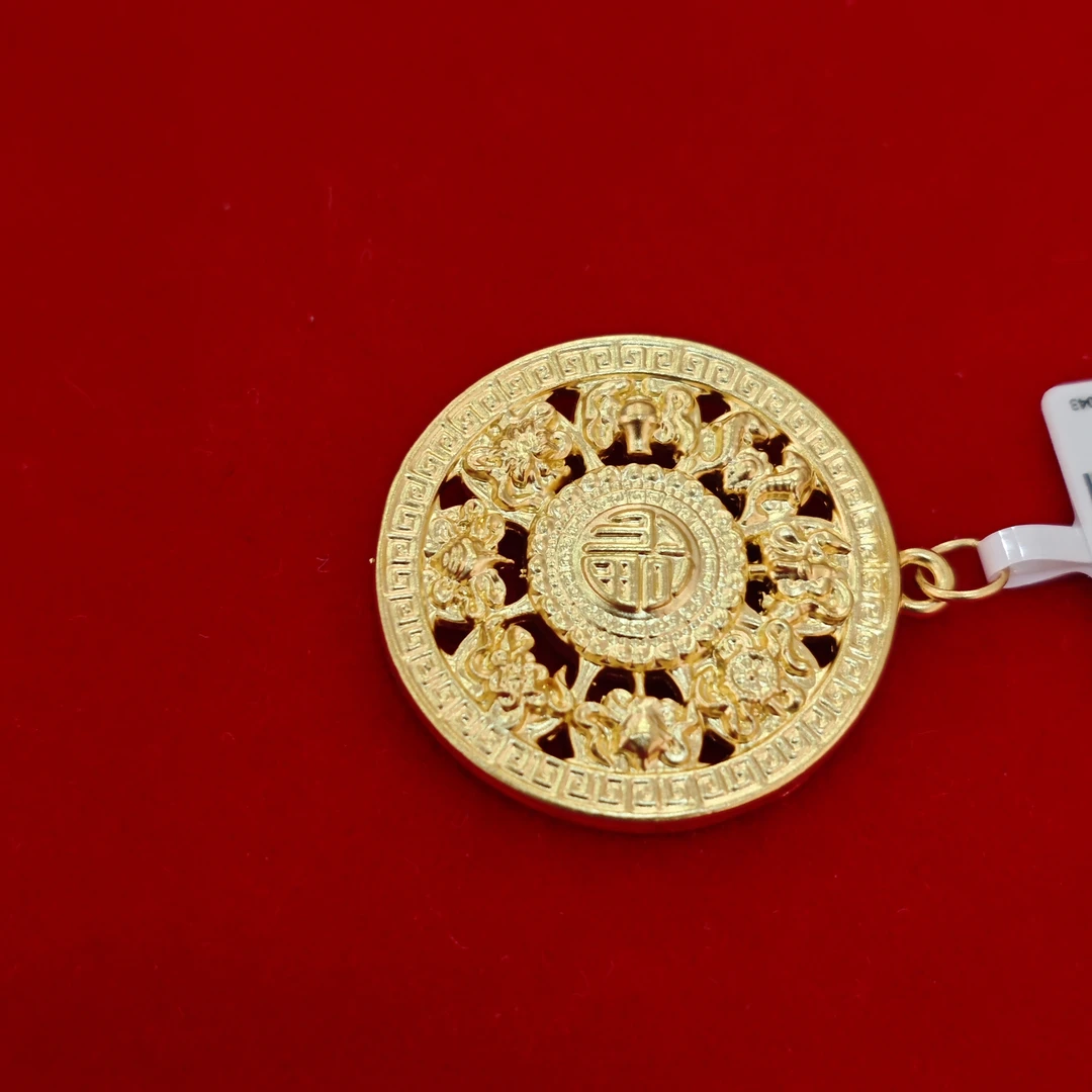 【莹莹专享】足金999饰品 罗盘吊坠 1.38 GP