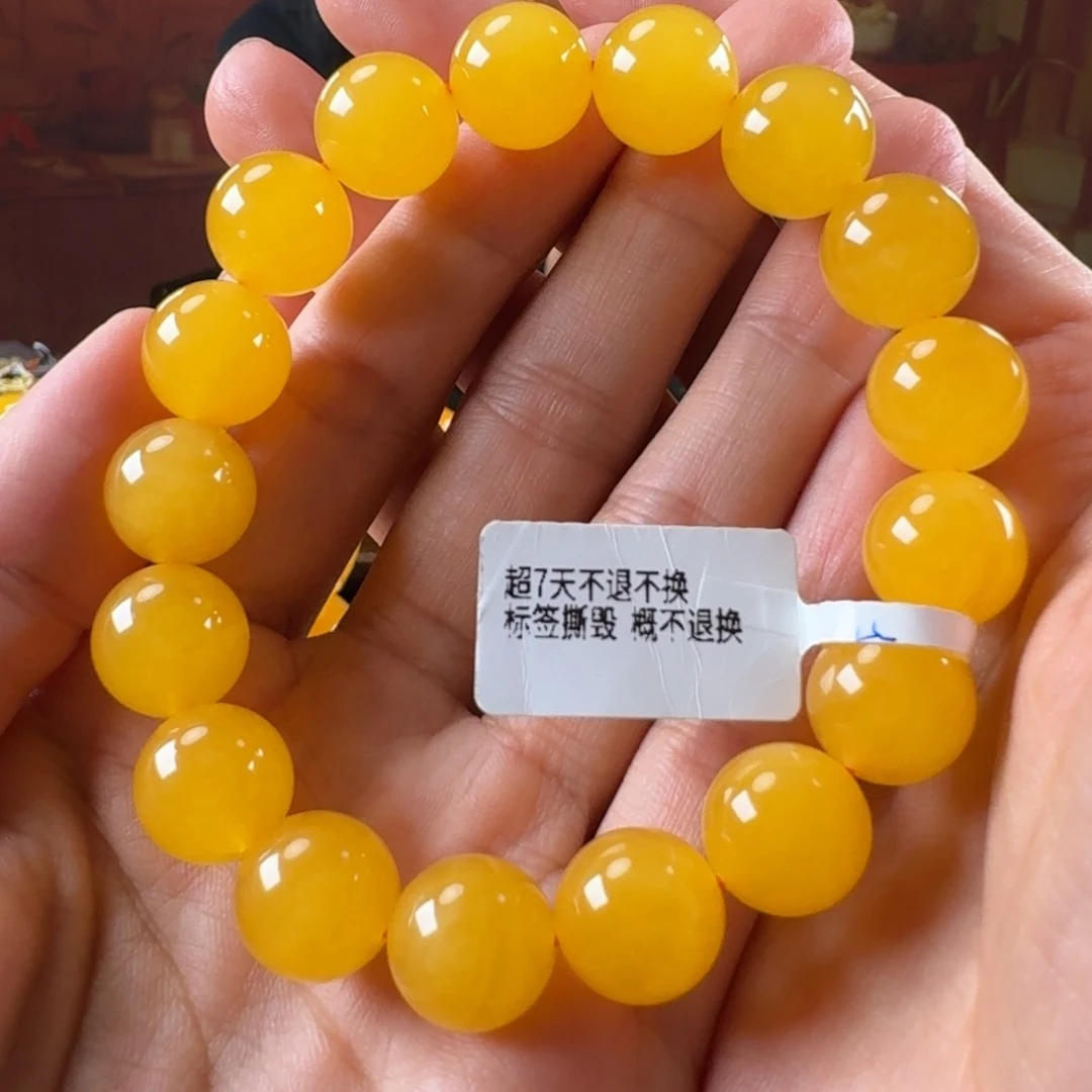 蜜蜡毛衣链未镶嵌