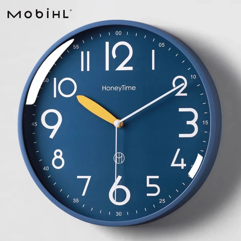 挂钟客厅家用简约现代大气时钟挂墙高档静音2025年最新款石英钟表
