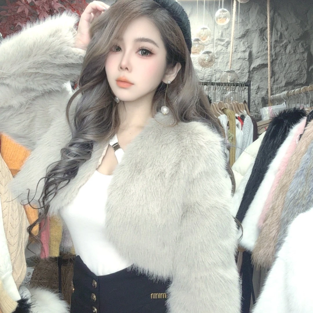 欧街-毛毛外套10202