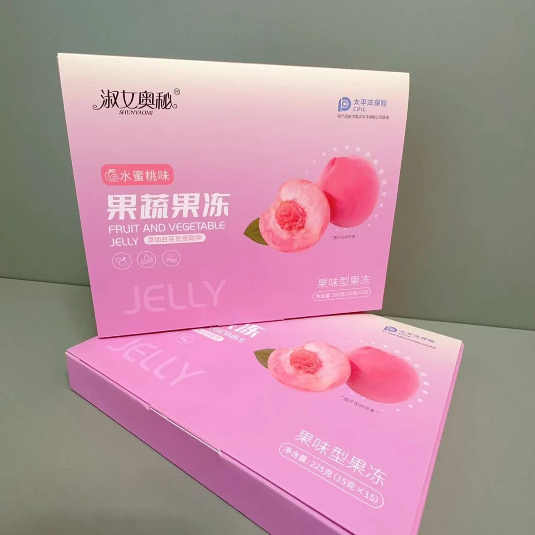 水蜜桃味果蔬果冻