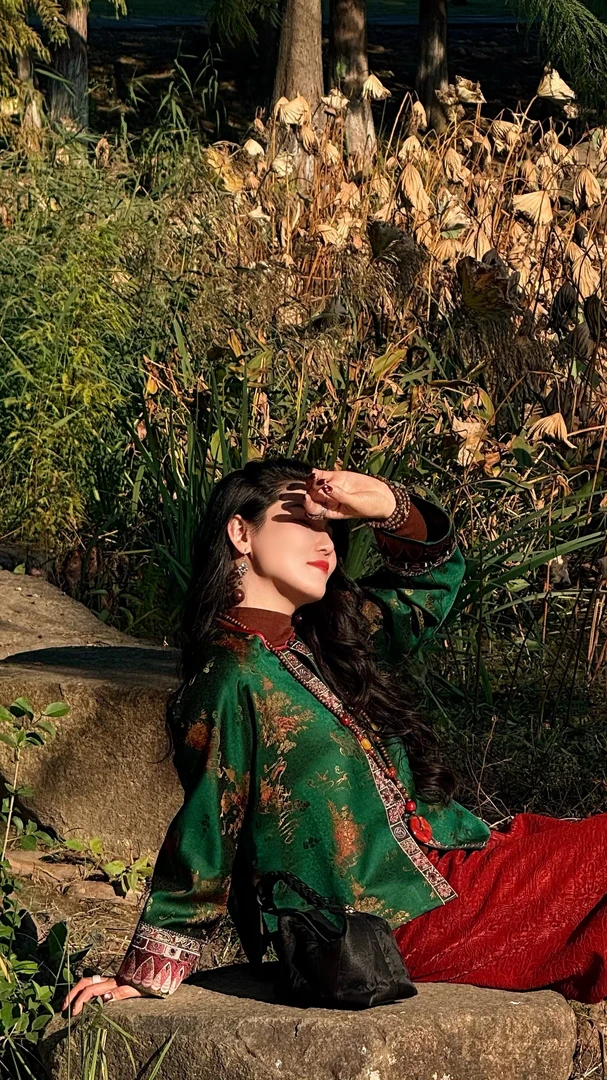 XuanGeMoXiang/轩阁墨香【金缕】中式轮廓百搭香云纱上衣 MX39897