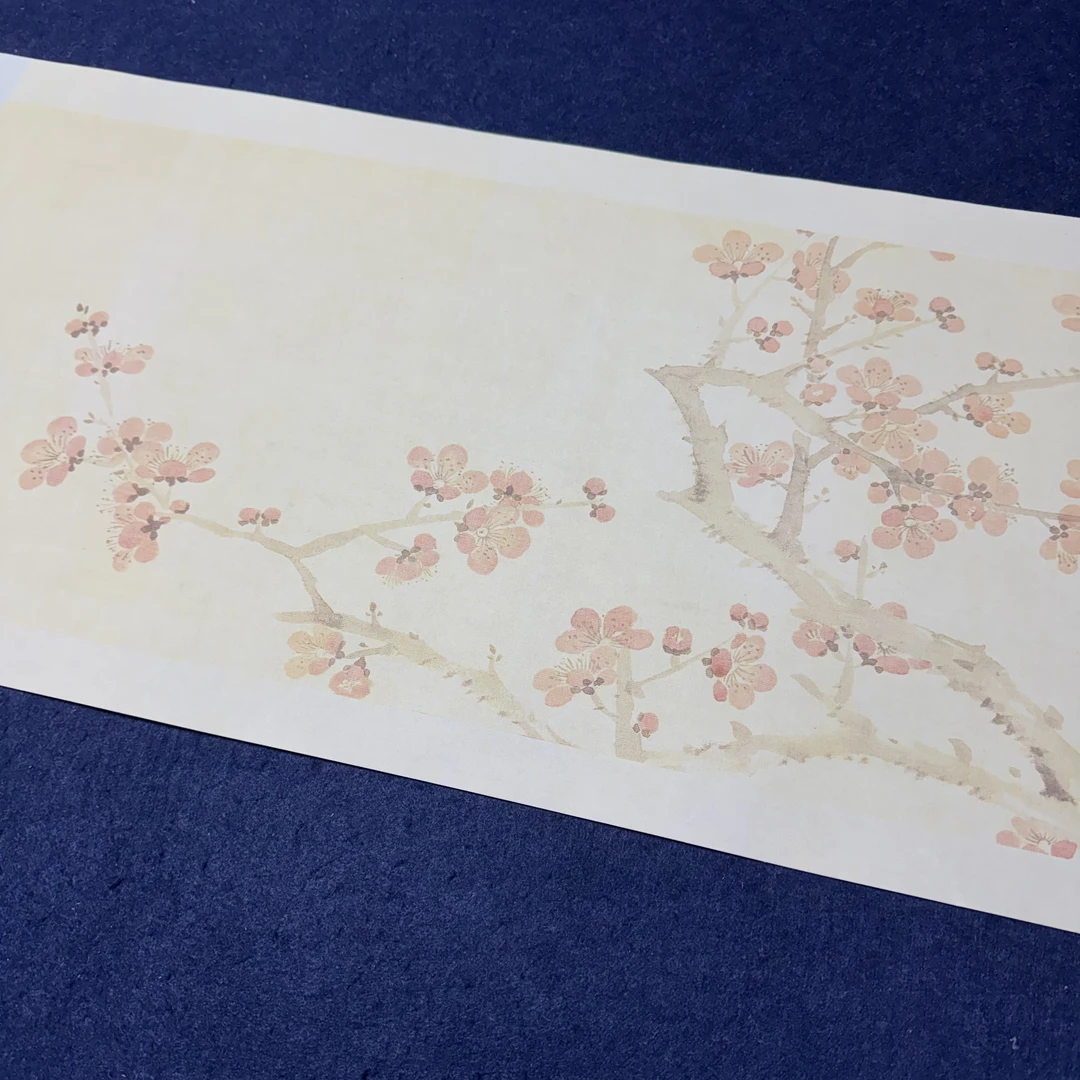 【升级纳米清关槐迎岁蒸霞图长卷】大风堂纳米半生熟毛笔书法作品纸