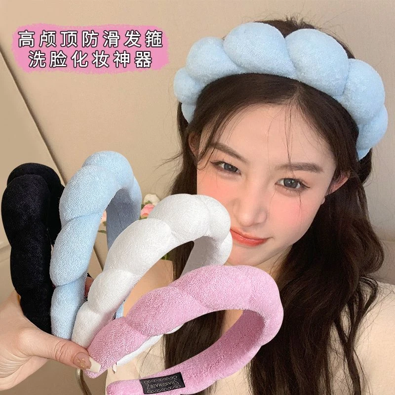 发箍女韩国带齿防滑水晶头箍头发发卡水钻发夹洗脸压发带