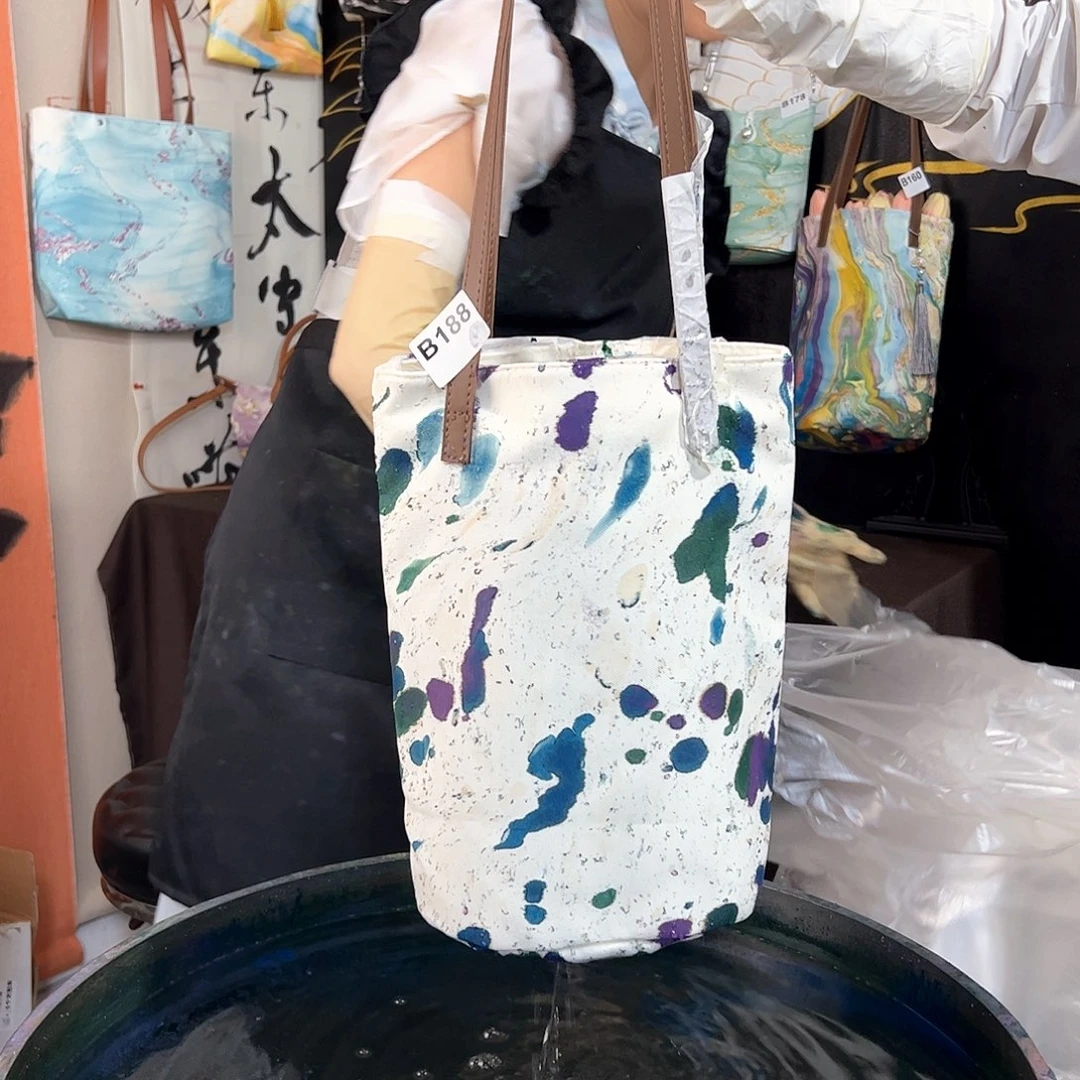 188波点水桶包包手作