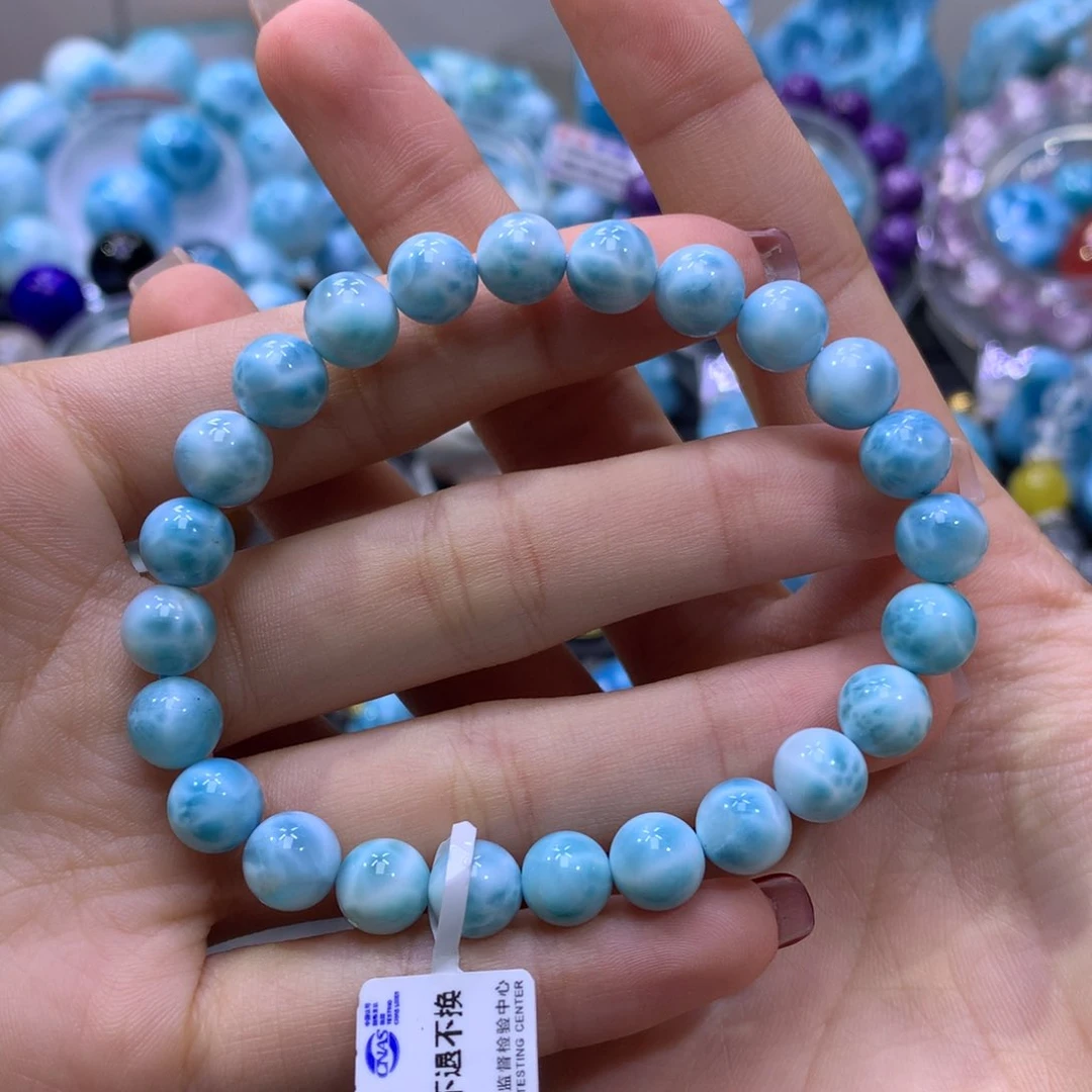 针钠钙石（海纹石）手链未镶嵌Y*