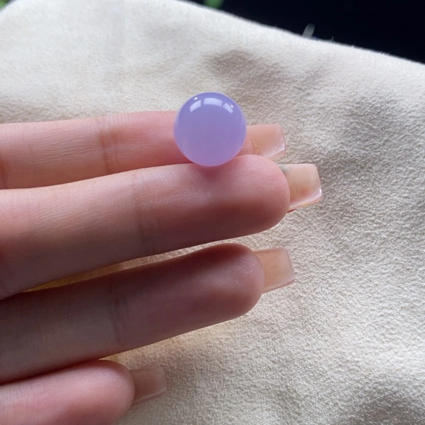 【闪购商品】翡翠颈饰未镶嵌冰红蓝紫珠卡12.5