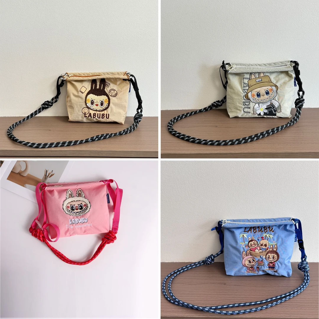 【送背带绳】labubu帆布包百搭女士