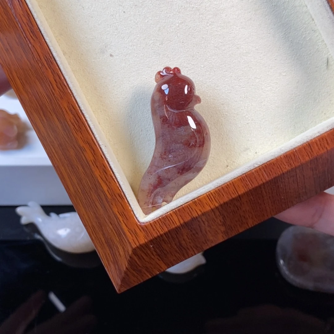 硅化珊瑚（珊瑚玉）未镶嵌颈饰270