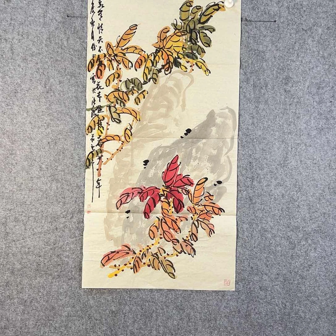国画364 花鸟在此处飞翔也不太可能